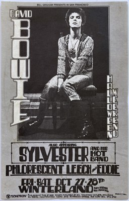 Lot 232 - DAVID BOWIE - ORIGINAL WINTERLAND HANDBILL.