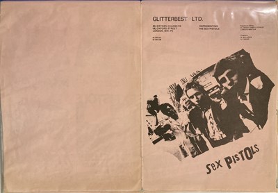 Lot 376 - THE SEX PISTOLS - A RARE 1976 PRESS KIT