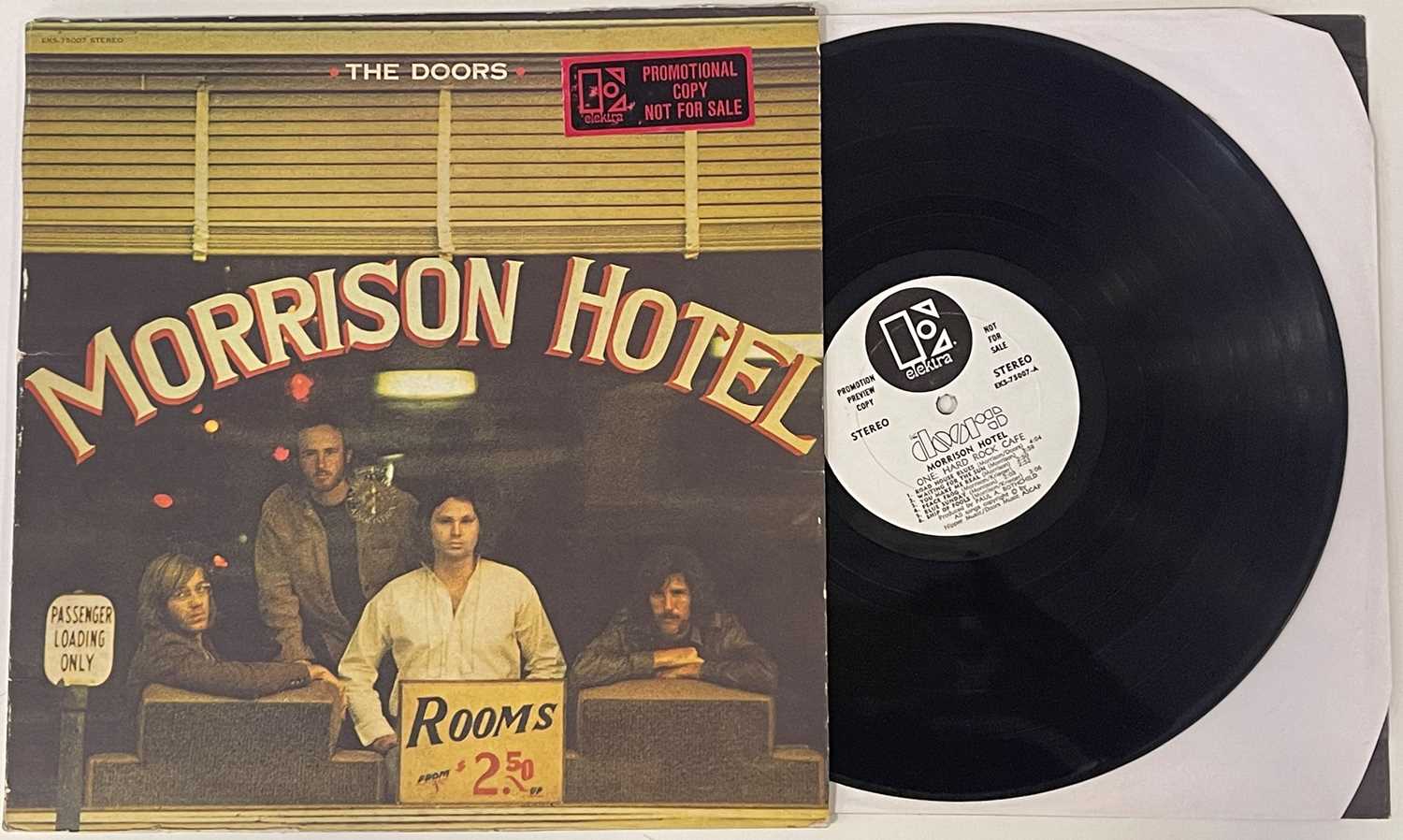 Lot 31 - THE DOORS - MORRISON HOTEL LP (ORIGINAL US PROMO COPY - ELEKTRA EKS-75007)