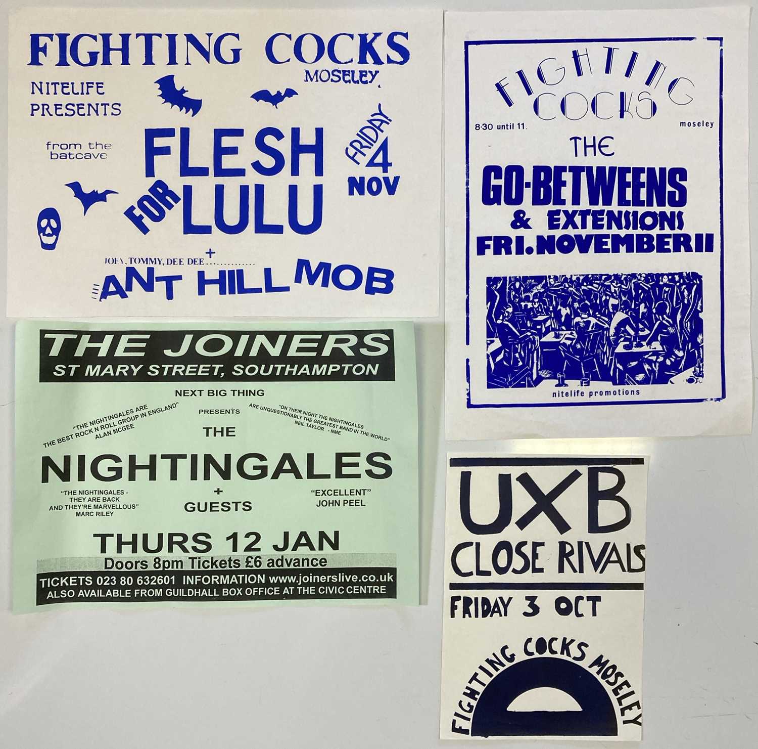 Lot 280 BIRMINGHAM CONCERT POSTER ARCHIVE.