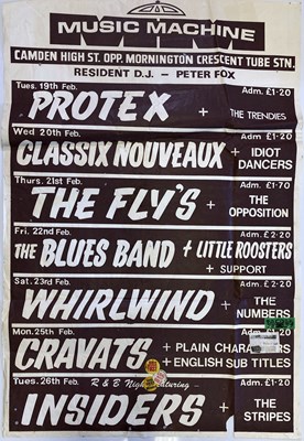 Lot 283 - NEW WAVE / INDIE CONCERT POSTERS - MARC RILEY / NED'S ATOMIC DUSTBIN AND MORE.