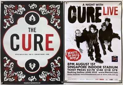 Lot 437 - THE CURE - SIGNED POSTER.