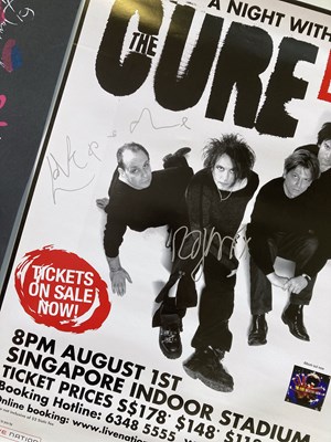 Lot 438 - THE CURE - SIGNED POSTER / LIMITED EDITION PRINT.