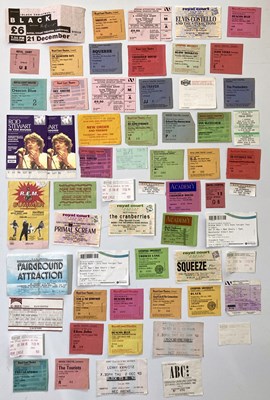 Lot 184 - ROCK AND POP PROGRAMME AND TICKET ARCHIVE.