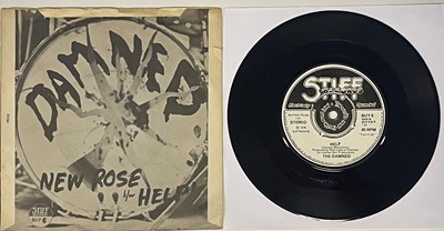 Lot 64 - THE DAMNED - NEW ROSE 7" (1ST UK PRESSING - STIFF RECORDS BUY 6)