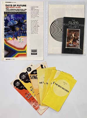 Lot 107 - 1970S RECORD RELEASE CATALOGUES / ISLAND BOOK OF RECORDS.