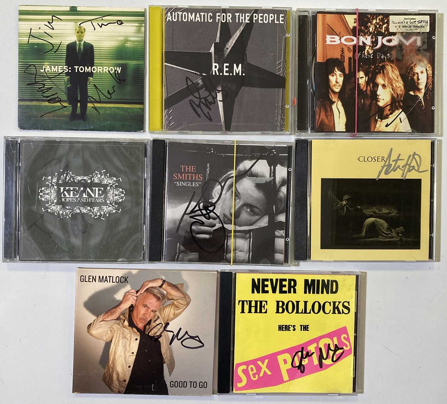 Lot 349 - INDIE / ROCK / PUNK - SIGNED CDS.