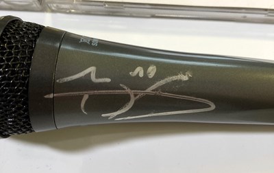 Lot 352 - SIGNED CDS - SIGNED MICROPHONE.