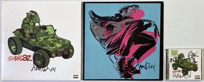 Lot 353 - GORILLAZ / DAMON ALBARN - SIGNED ITEMS.