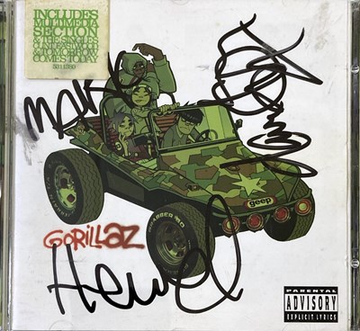 Lot 353 - GORILLAZ / DAMON ALBARN - SIGNED ITEMS.