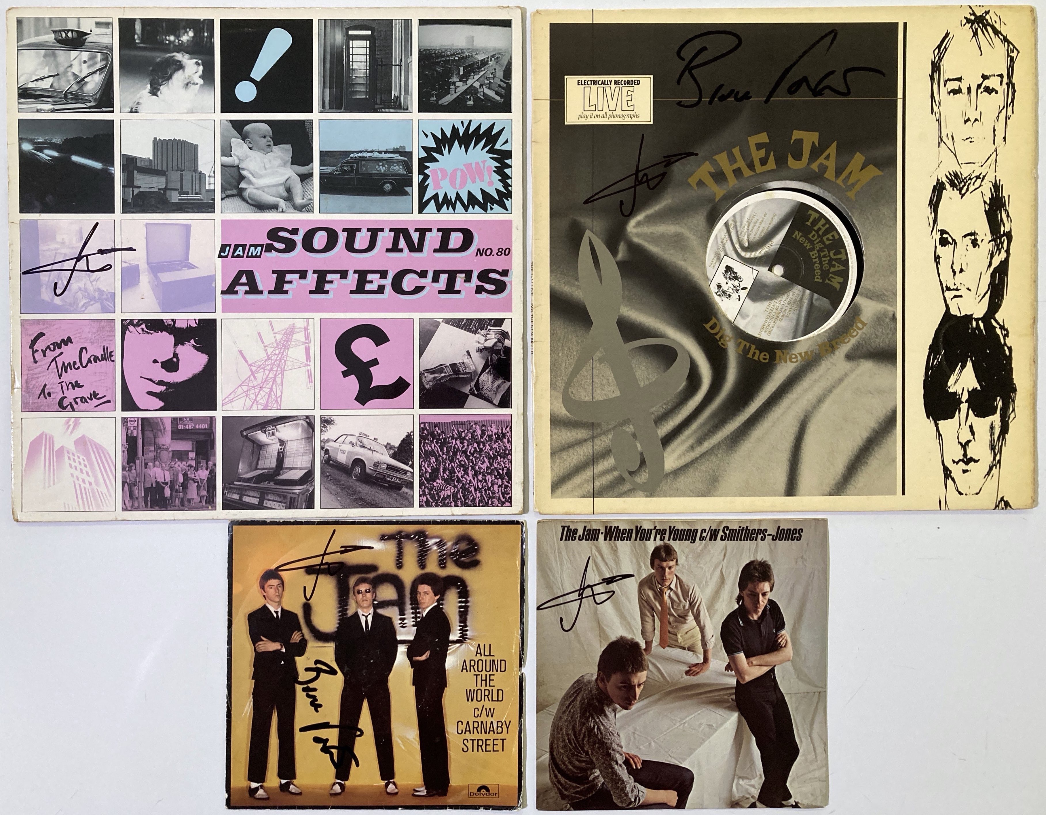 The Jam Key Rings Lot 361 - THE JAM - SIGNED ITEMS.