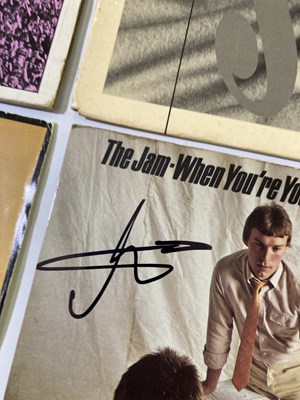 Lot 361 - THE JAM - SIGNED ITEMS.