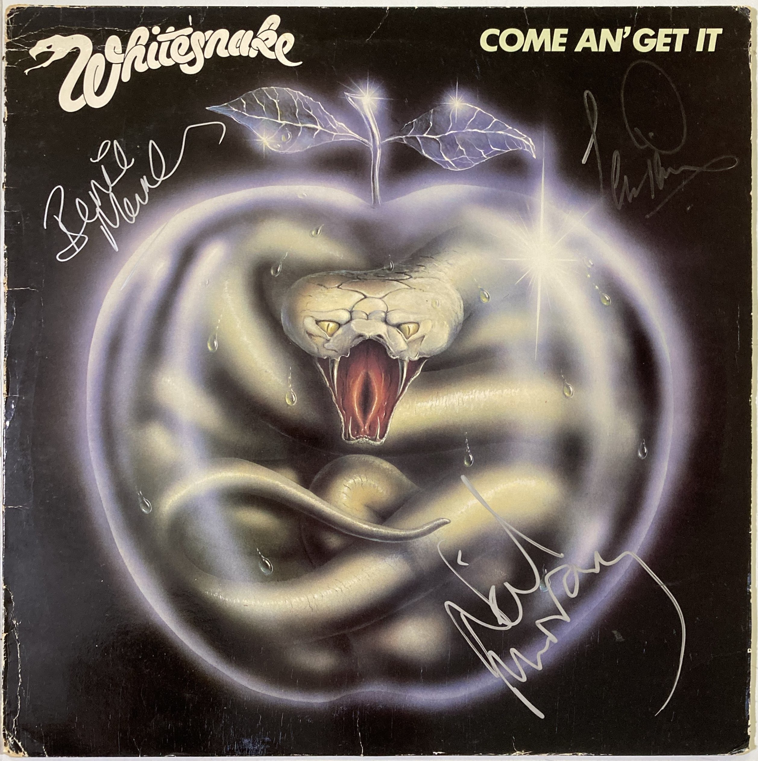 WHITESNAKE signed autographed photo COA Hologram main image 1