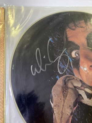 Lot 363 - ALICE COOPER SIGNED ITEMS.