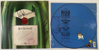 Lot 364 - ROD STEWART SIGNED ITEMS.