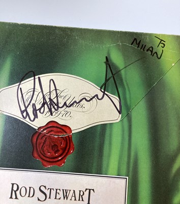 Lot 364 - ROD STEWART SIGNED ITEMS.