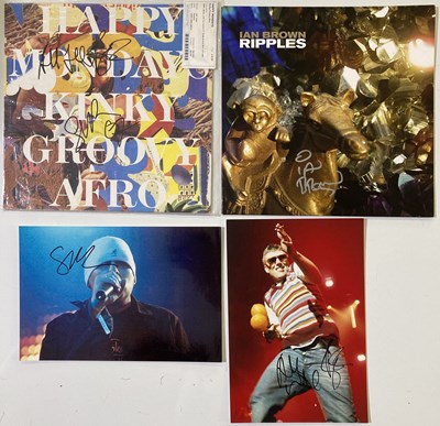 Lot 368 - MANCHESTER SIGNED ITEMS - IAN BROWN / HAPPY MONDAYS.