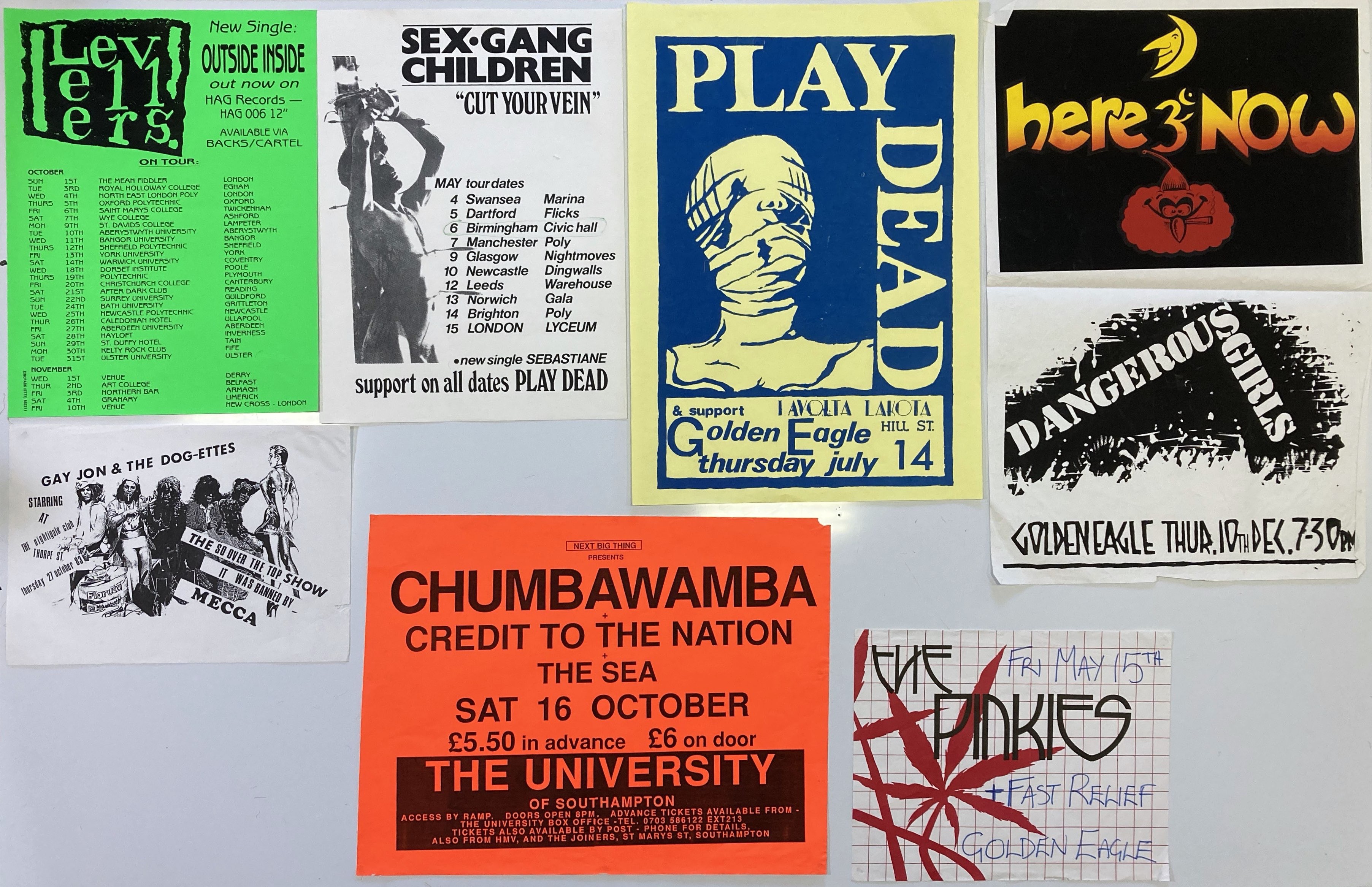 Lot 285 - PUNK / NEW WAVE CONCERT AND TOUR POSTERS.