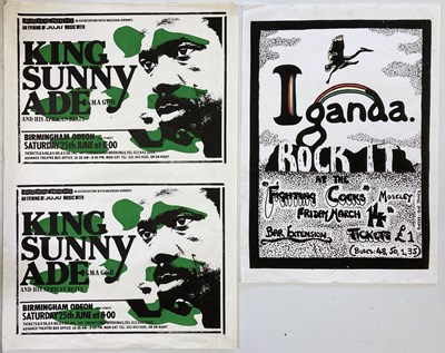 Lot 286 - REGGAE CONCERT POSTERS.