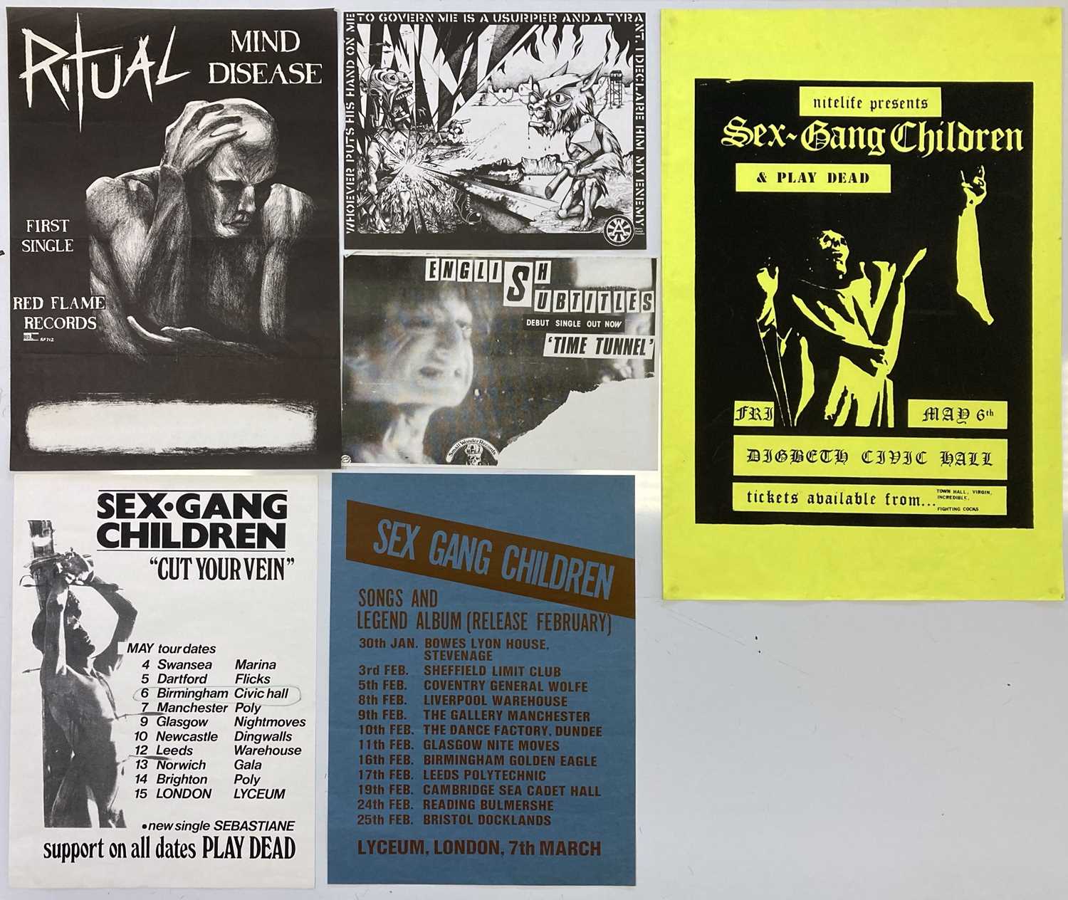 Lot 290 - PUNK / HARD ROCK POSTERS.