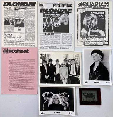 Lot 158 - BLONDIE - ORIGINAL PRIVATE STOCK PROMOTIONAL ITEMS.