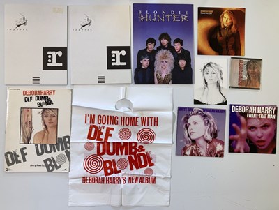 Lot 122 - BLONDIE - PRESS AND PROMOTIONAL ITEMS.