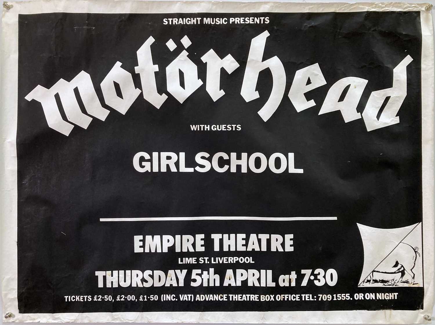 Lot 190 - MOTORHEAD - 1979 CONCERT POSTER.