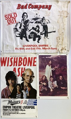 Lot 302 - 1970S POSTER COLLECTION - WISHBONE ASH / TANGERINE DREAM / BLACK SABBATH.