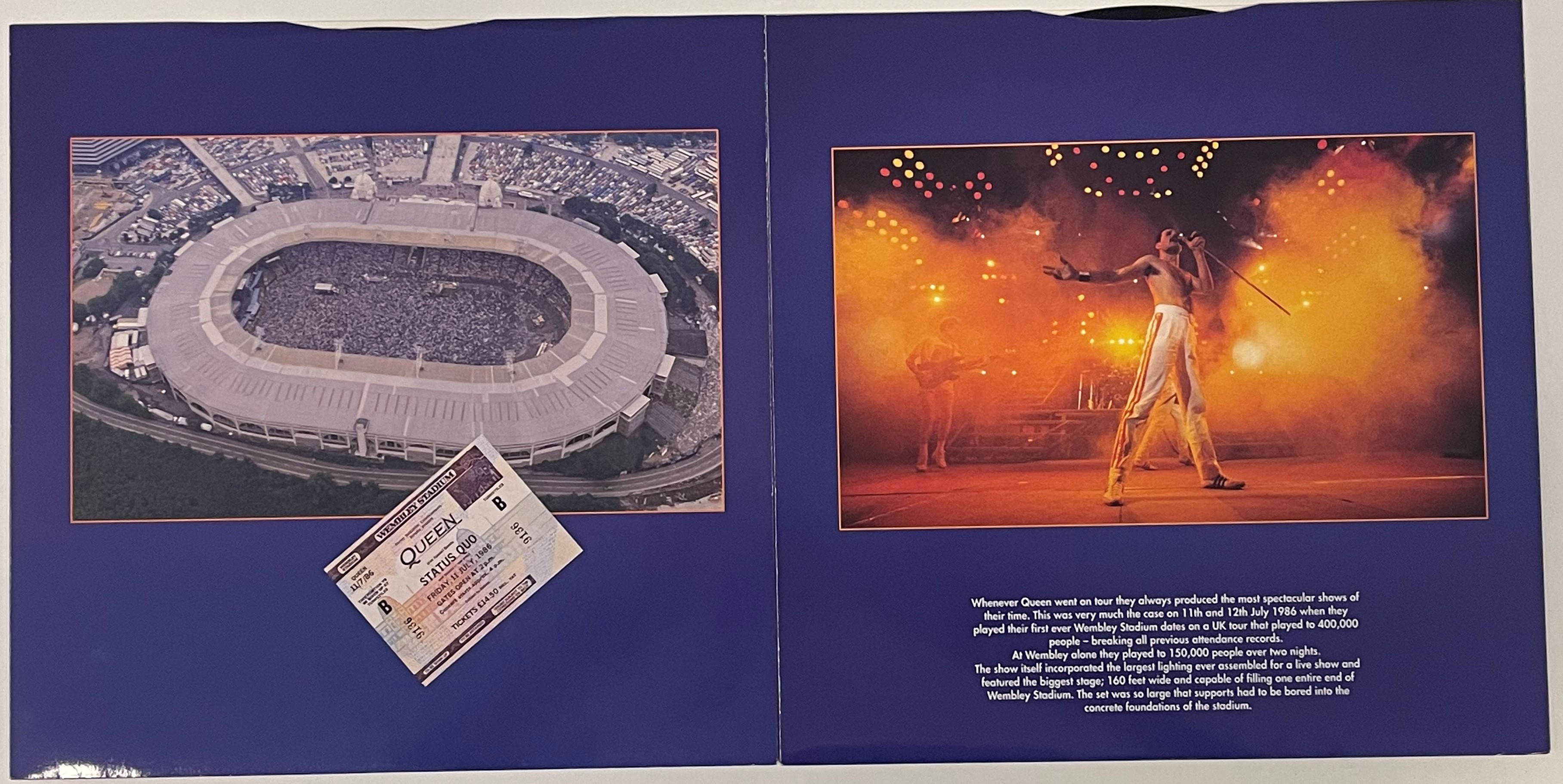 Lot 76 - QUEEN - LIVE AT WEMBLEY '86 LP (ORIGINAL UK