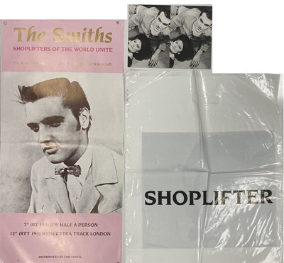 Lot 531 - SMITHS - SHOPLIFTERS POSTER AND BAG