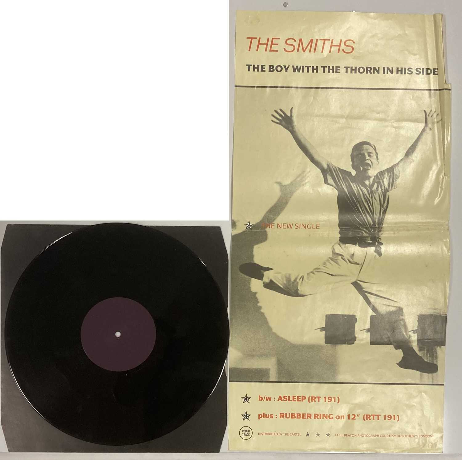 Lot 532 - SMITHS - BOY WITH THE THORN IN HIS SIDE PROMO 12" AND POSTER