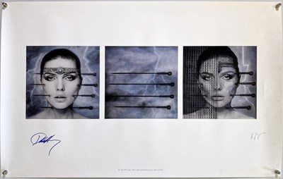 Lot 213 - DEBBIE HARRY / BLONDIE / HR GIGER SIGNED PRINT.