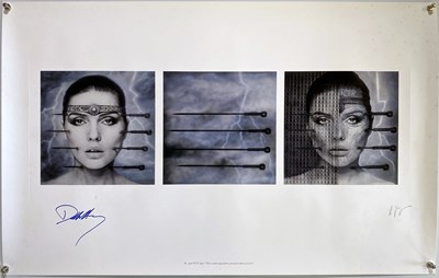 Lot 214 - DEBBIE HARRY / BLONDIE / HR GIGER SIGNED PRINT.