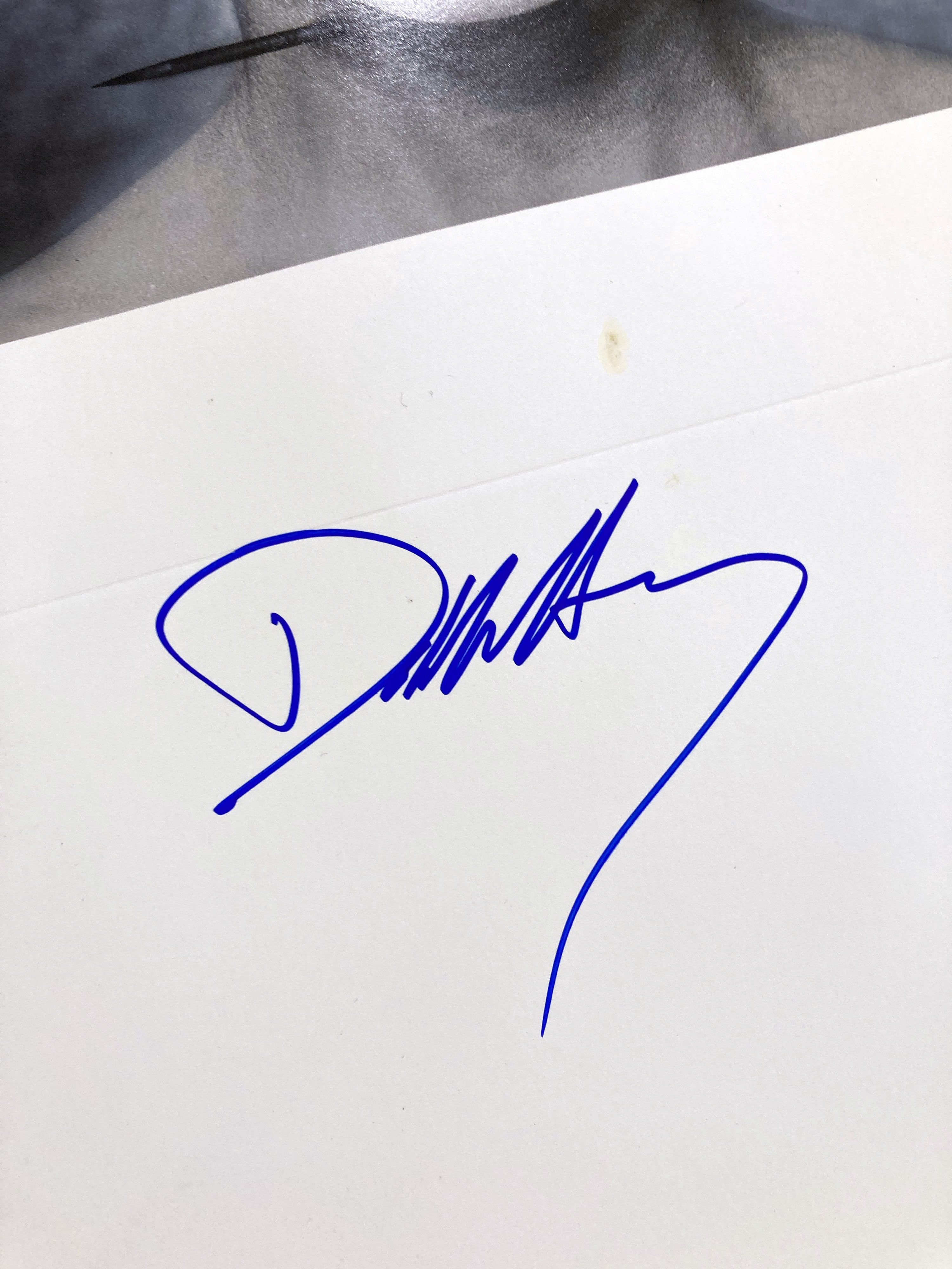 Debbie R Signature Lot 214 - DEBBIE HARRY / BLONDIE / HR GIGER SIGNED