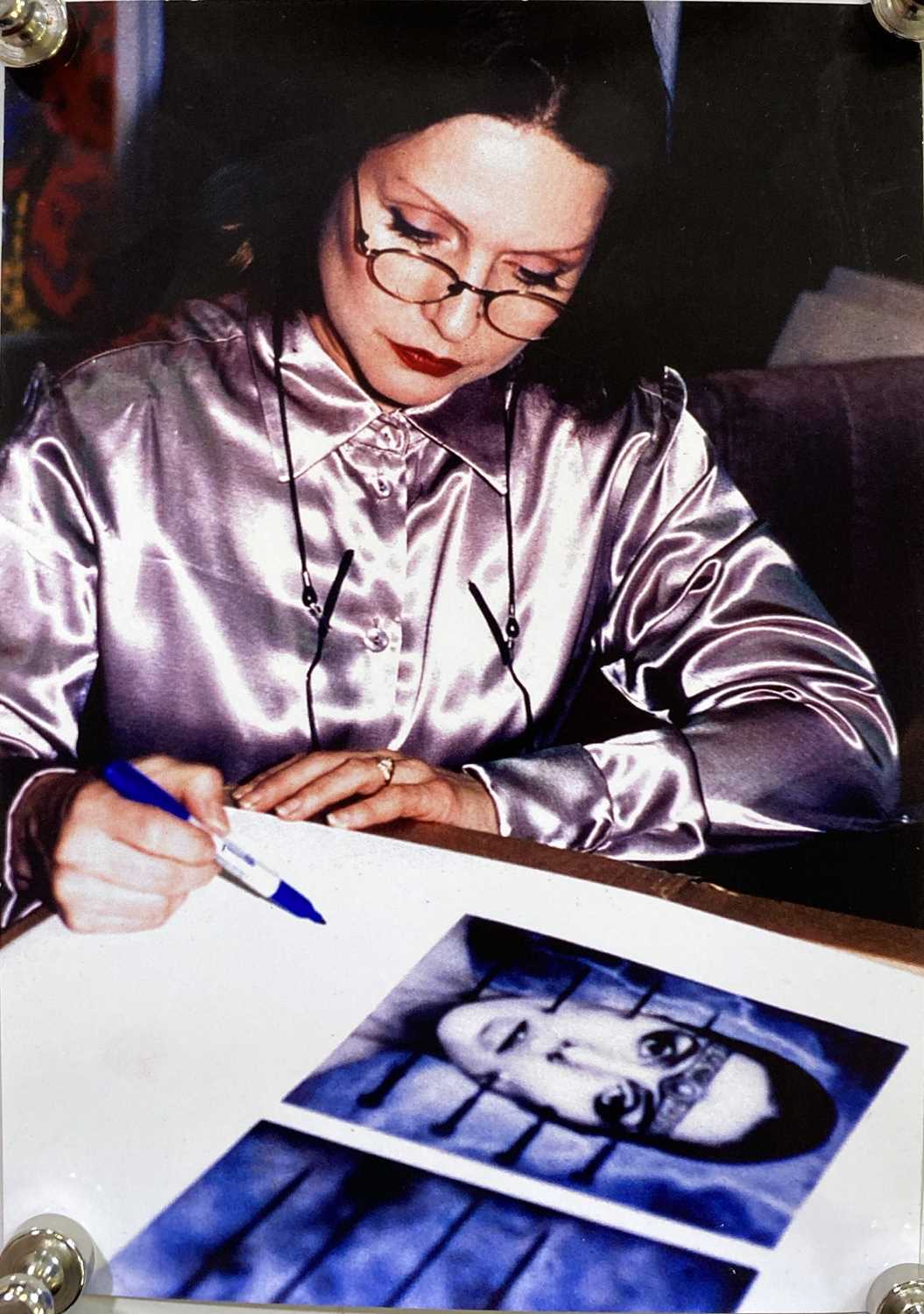 Lot 214 DEBBIE HARRY / BLONDIE / HR GIGER SIGNED