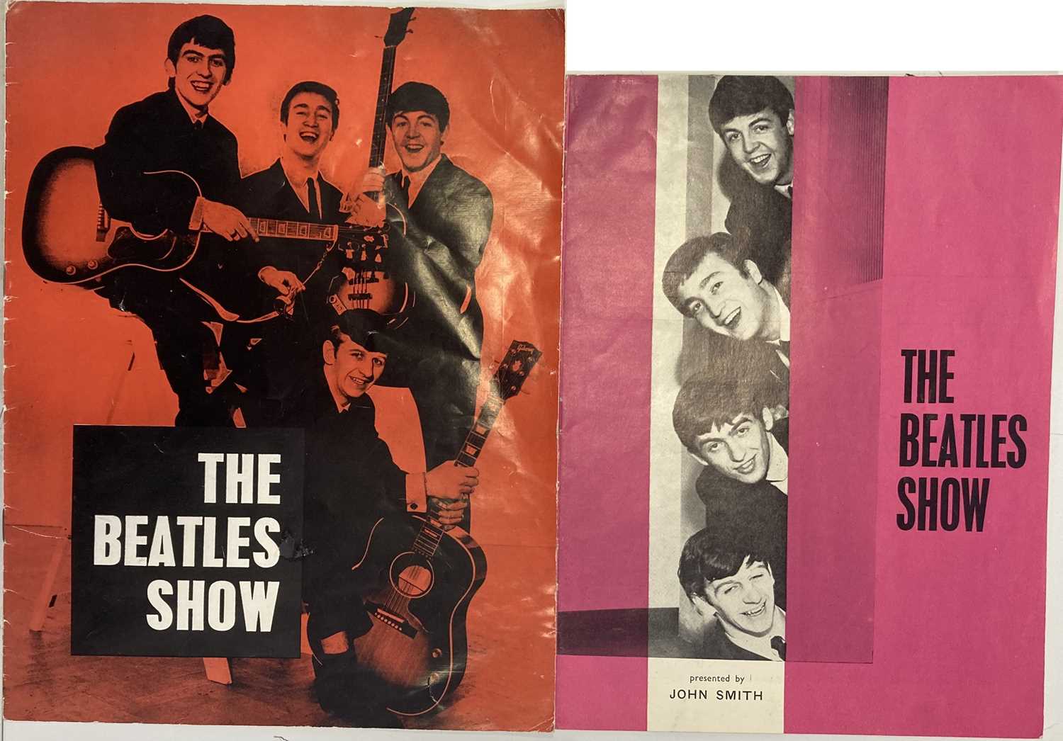 Lot 322 - THE BEATLES - RARE PROGRAMMES INC TICKET.