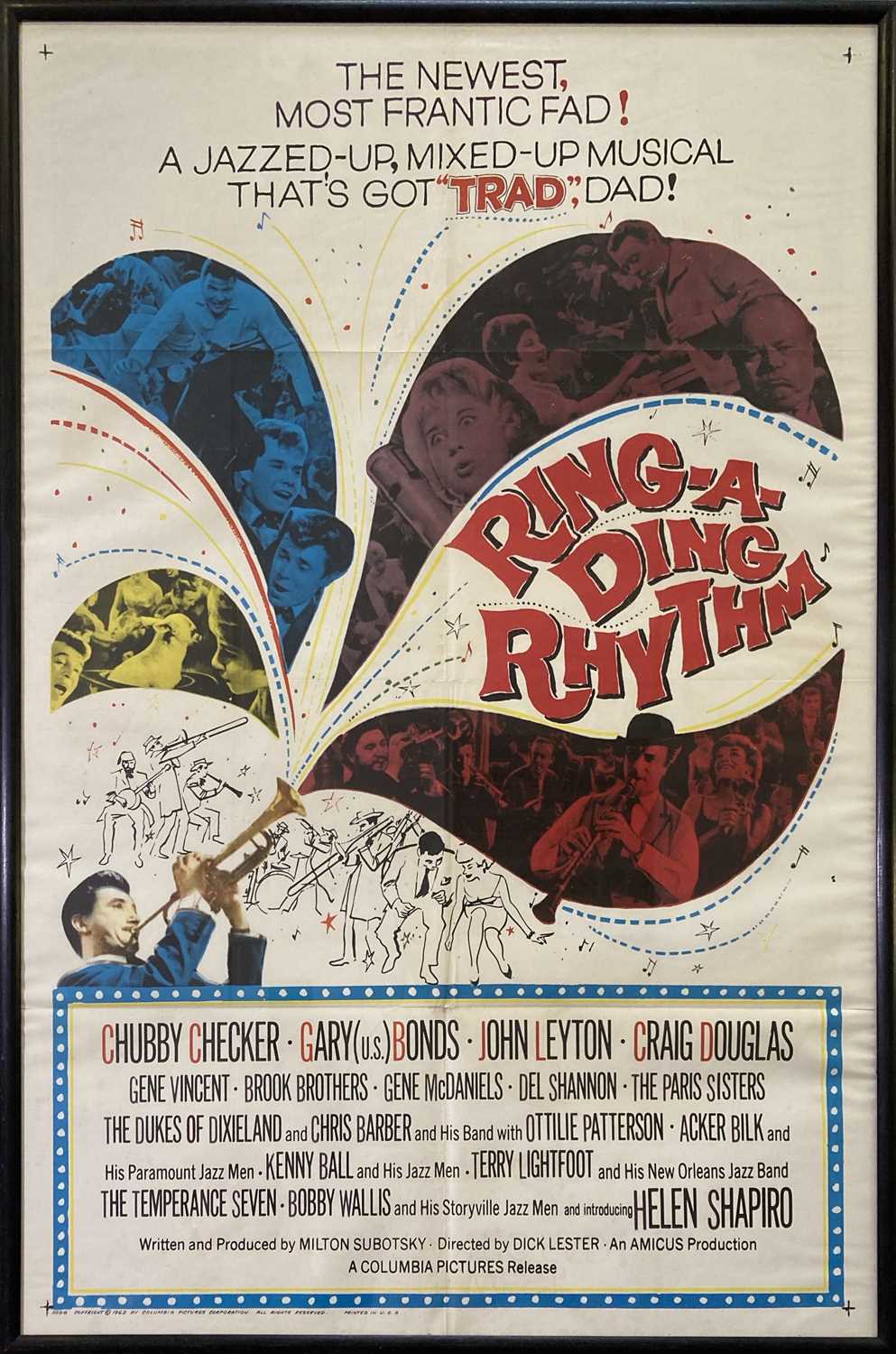 Lot 317 - RING DING RHYTHM ORIGINAL US POSTER.