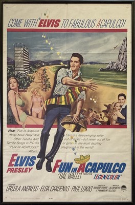 Lot 403 - ELVIS PRESLEY - FUN IN ACAPULCO ORIGINAL POSTER.