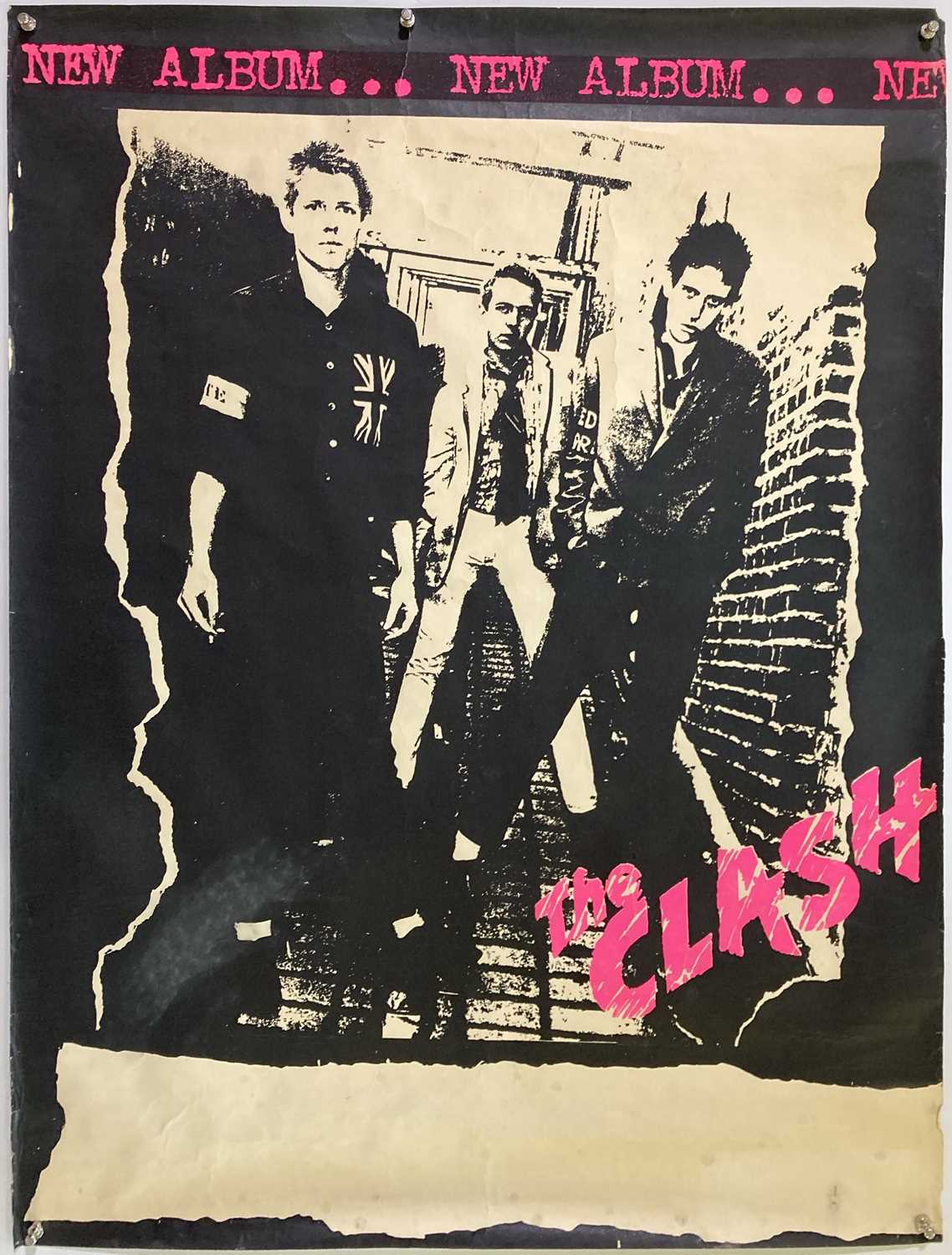 Lot 349 - THE CLASH - WHITE RIOT ORIGINAL TOUR POSTER 1977.