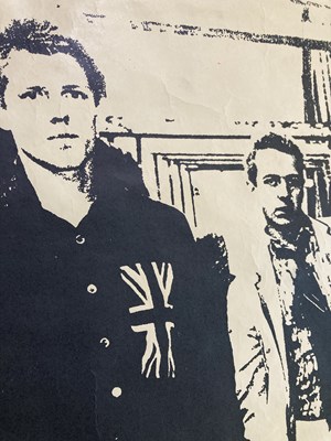 Lot 349 - THE CLASH - WHITE RIOT ORIGINAL TOUR POSTER 1977.