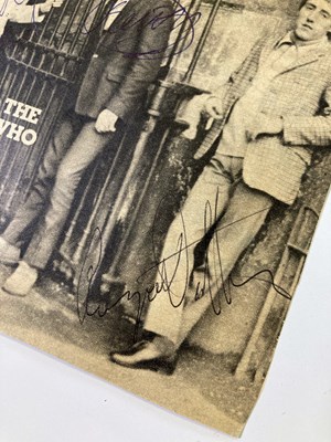 Lot 218 - THE WHO - A SET OF 1966 AUTOGRAPHS.