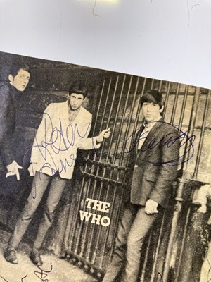 Lot 218 - THE WHO - A SET OF 1966 AUTOGRAPHS.