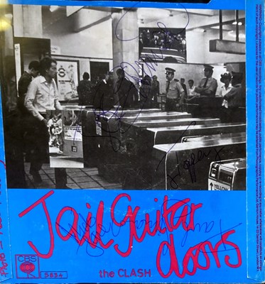 Lot 351 - THE CLASH - CITY ROCKERS SIGNED.