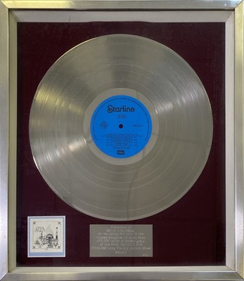 Lot 242 - PINK FLOYD - 1974 AWARD FOR RELICS.