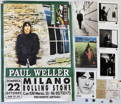 Lot 315 - THE JAM - PAUL WELLER, TICKETS AND PROMOTIONAL ITEMS.