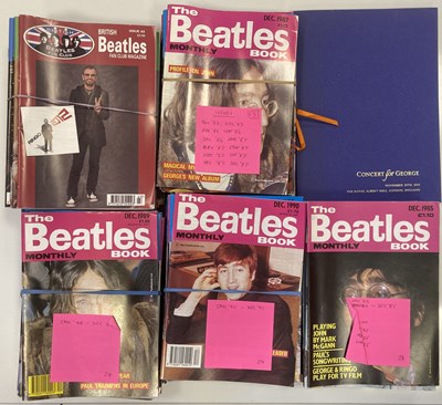 Lot 567B - THE BEATLES MONTHLY BOOKS AND CONCERT FOR GEORGE PROGRAMME