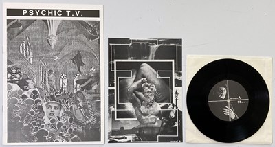 Lot 432 - PSYCHIC TV LIMITED EDITION SIGNED 7" PACK.