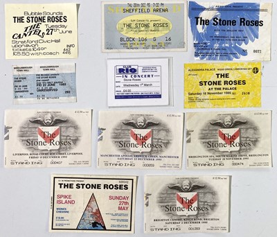 Lot 269 - THE STONE ROSES - RARE CONCERT TICKETS.
