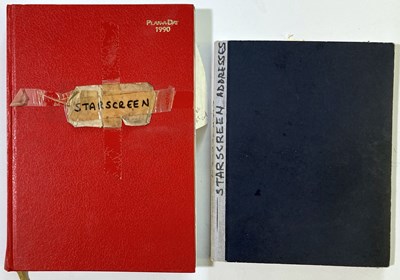 Lot 274 - STONE ROSES - MANAGEMENT DIARY / ADDRESS BOOK C 1990.