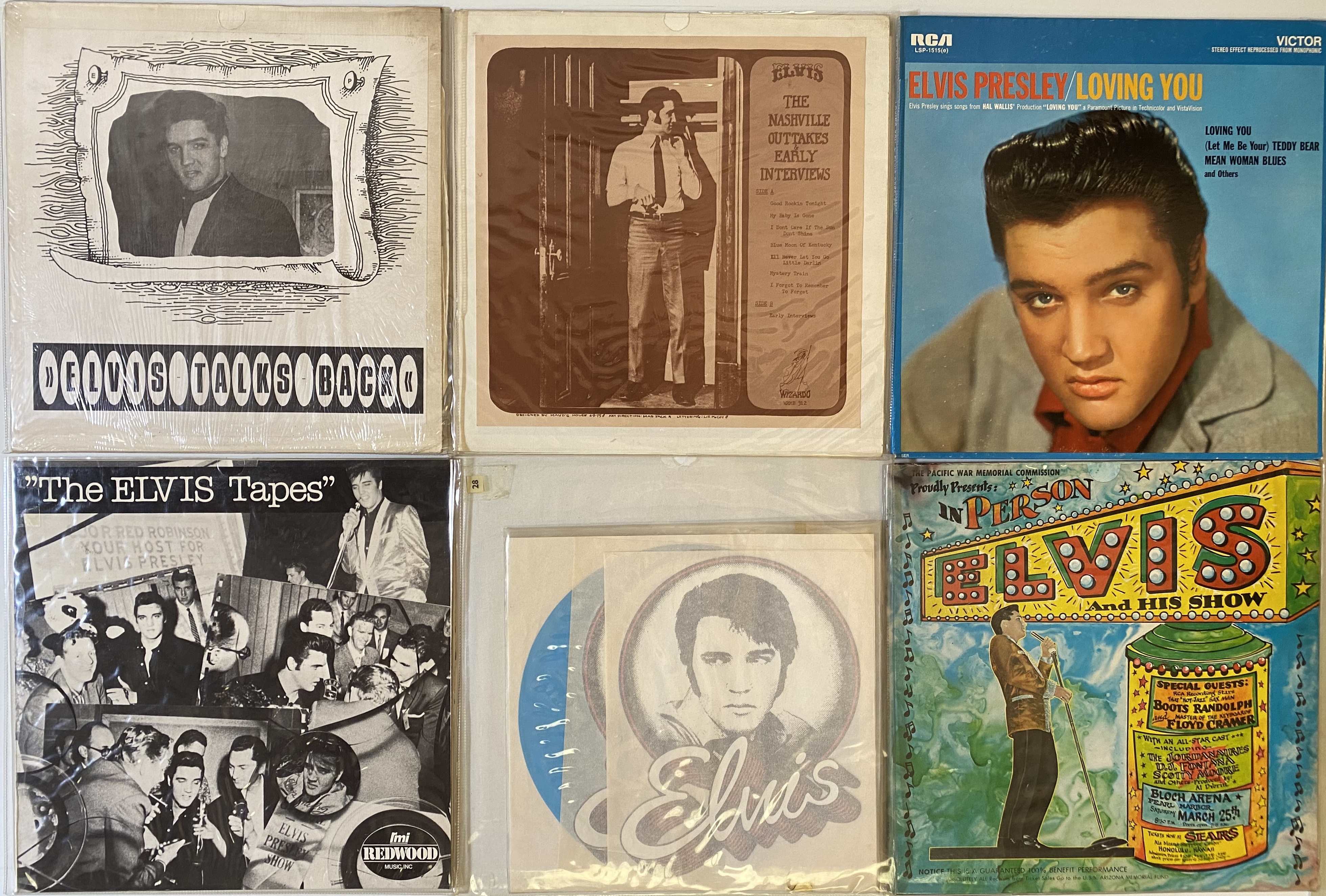 Lot 1234 - ELVIS - LP COLLECTION